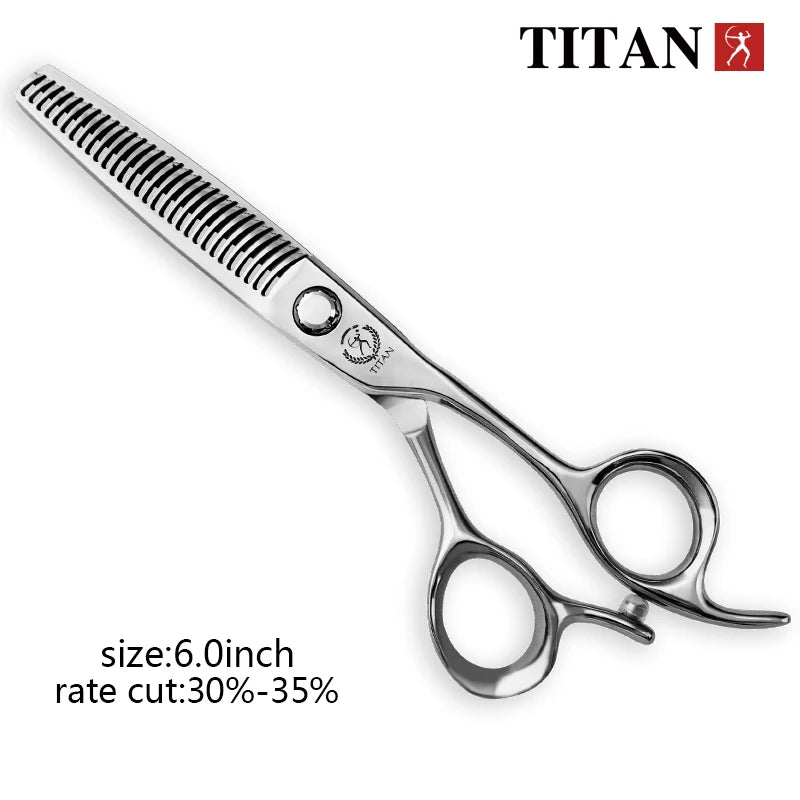 TITAN Professional hair scissors set   hairdressing salon cutting tools barber ATS314 STEEL shears 6.0inch