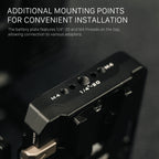 TILTA Mini PD V Mount Battery Plate Black TA-BTP4-V-B with USB-C P-Tap and 2-Pin Lemo