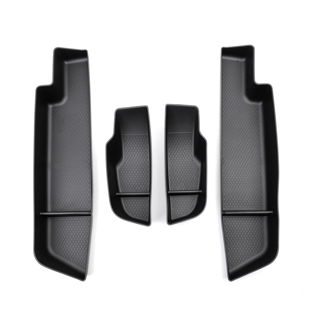 Smabee for Audi Q4 E-Tron 2021-2025 Door Side Storage Box TPE Front Rear Door Handle Organizer Tidying Car Accessories