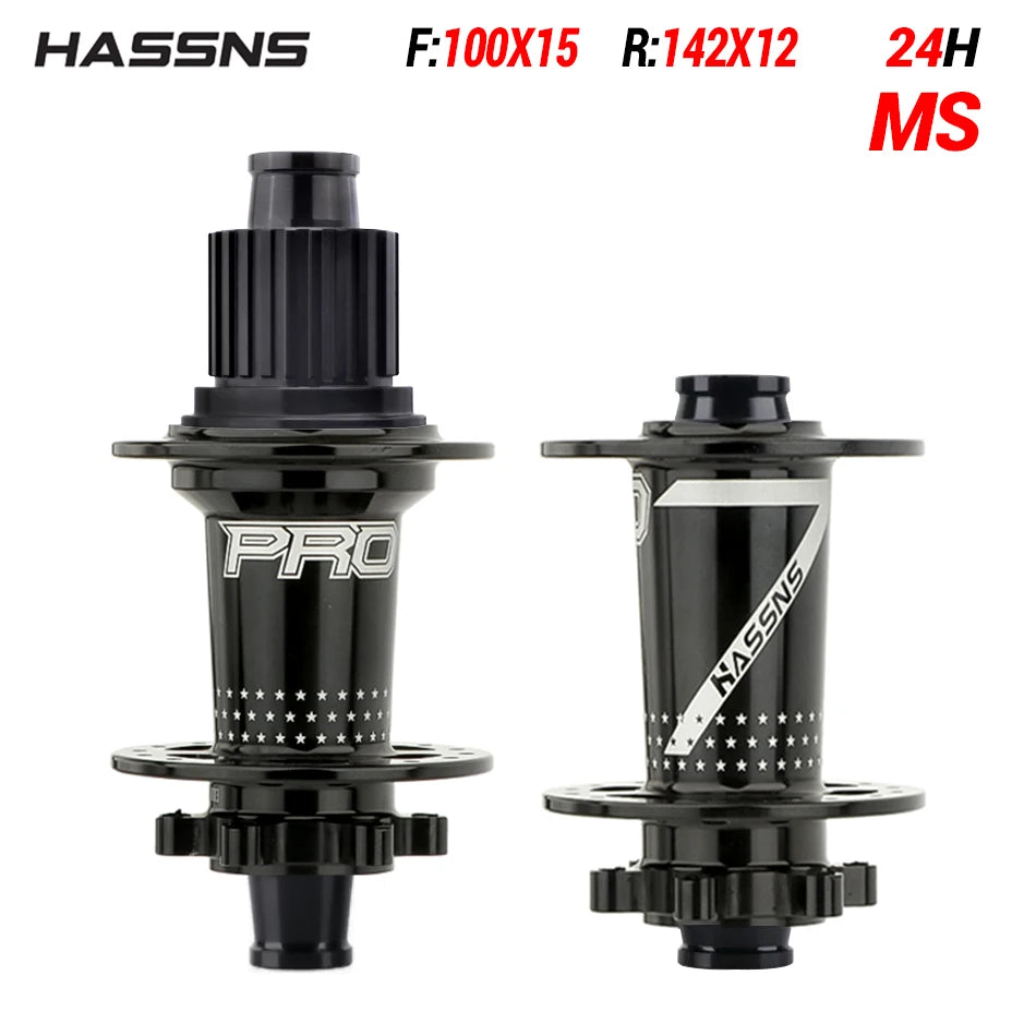 HASSNS PRO7 HG/XD/MS  Bicycle Hub 24/32Holes J-Bend Spokes THRU Axle 12X142/148MM   Sealed Bearing for  Mountain Bike Freehub