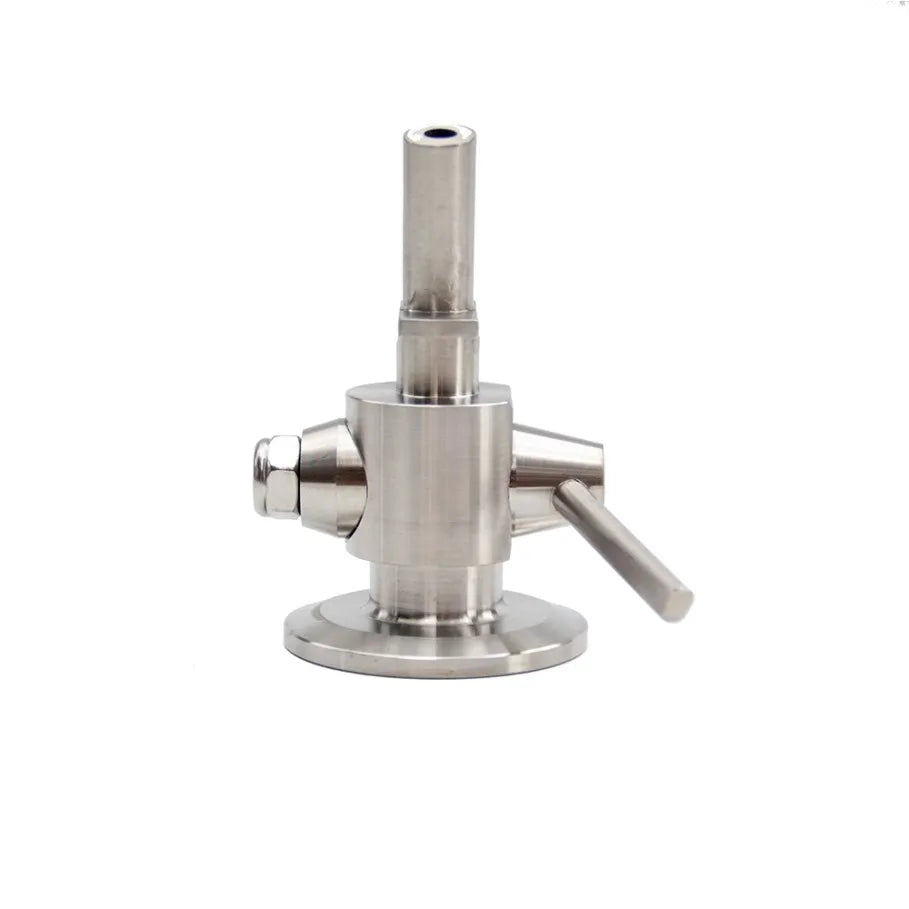 SS304 stainless steel 1.5INCH  tri clamp sampling valve with defoamer device sanitary grade beer sampling valve with handwheel