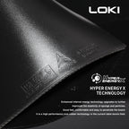 LOKI ARTHUR EUROPE DIAMOND Table Tennis Rubber Sheet ITTF Approved Non-sticky Ping Pong Rubber with Carbon Cake Sponge Pips-in