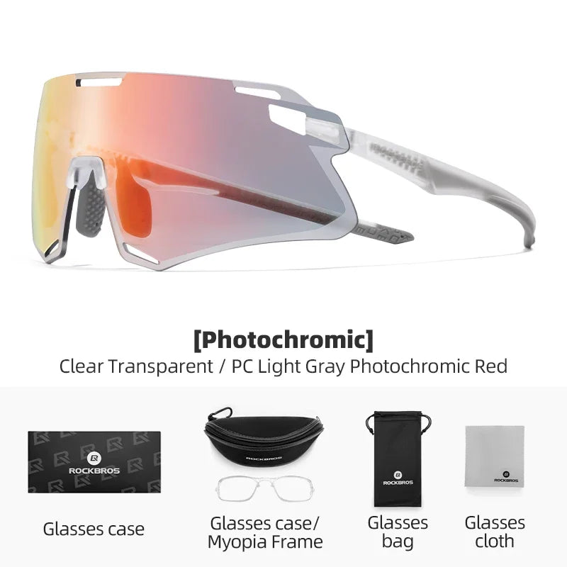 ROCKBROS Cycling Glasses Men Women Lightweight Sunglasses Road UV400 Cycling Eyewear Mountain Bike Bicycle MTB Road Goggles