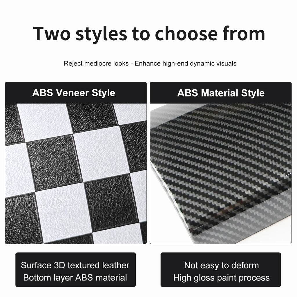 Center Console Decorative Shell Cover for Mini Cooper F55 F56 F57 2014-2021 ABS Leather