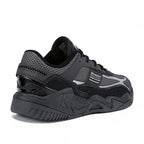 Baasploa Men Walking Sneakers New Fashion Leather Waterproof Comfortable Shoes Male Casual Non-Slip Wear-Resistant Tenis Sh