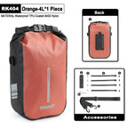 Rhinowalk Bicycle Front Fork Bag Waterproof Quick Release 4L/6L, Black Blue Olive Orange