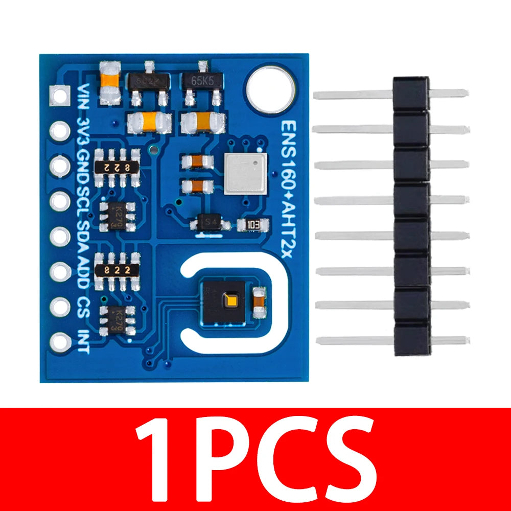 ENS160+AHT21 CARBON Dioxide CO2 eCO2 TVOC Air Quality And Temperature And Humidity Sensor Replace CCS811 For Arduino