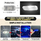 LED Car RGB Footwell Lamp Atmosphere Light For VW Sharan 7N Touareg 7P 7L Passat CC B5 B6 B7 B8 B9 Arteon Golf 6 7 MK6 Accessory