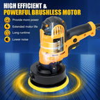 HILDA Electric Car Polisher Car Beauty Waxing Machine  Adjustable Speed Sanding Waxing Tools Automotive Polishing Scratch Repair
