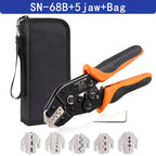 SN-68B Crimps Plug JST ,TE,XH,SM,VH,PH,Molex Terminals Ratchet Crimper Pliers For 0.08-1.5mm²(28-16 AWG) Wires Tool