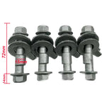 4PCS 10mm-17mm 12.9 Level Automotive Four Wheel Alignment Camber Bolt Tire Eccentric Screw Car Adjustment Repair Tools Silver