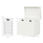 Beauty Salon 10Layers Acrylic Eyelash Extensions Storage Box Lash Tile Palette Box lash boxes packaging wholesale lash supplies