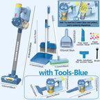 Kids Simulation Electric Vacuum Cleaner Cleaning Set for Toddlers Role Play Housekeeping Educational Toys Girl Boy Gifts