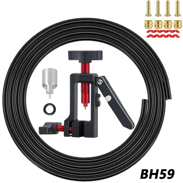 2 in 1 Bike Hydraulic Disc Brake Oil Needle Tools Driver Hose Cutter Cable Pliers Olive Connector Insert BH59 BH90 Install Press