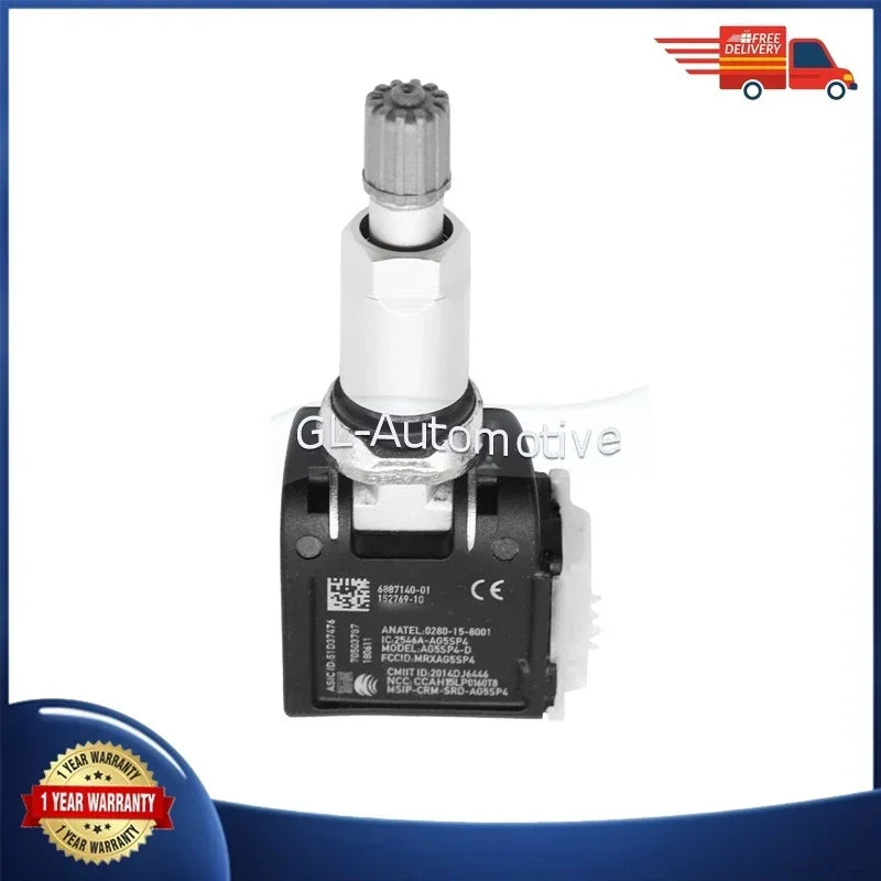 4PCS For BMW X3 G01 2017-2024 TPMS Sensor Tire Pressure Monitoring Sensor 6887140 6887147 433MHZ