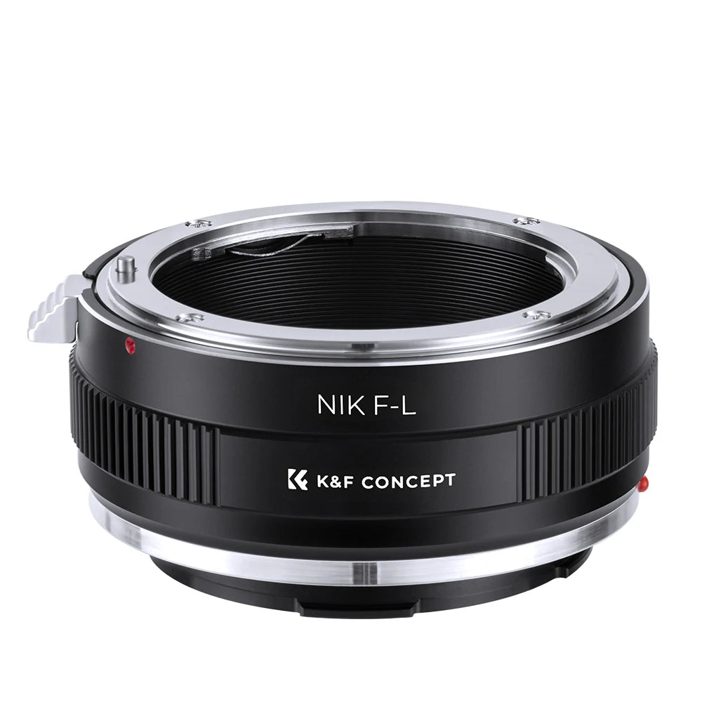 K&F CONCEPT Nik-L Lens Adapter Ring for Nikon F AI Lens to Leica Panasonic L Lens Camera Body for Leica SL SL2 T TL2 Panasonic