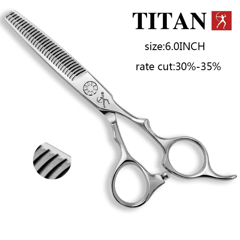 Titan hair scissors vg10 steel, sharp scissors Professional Cutting hairdressing shears barber scissors