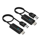 30m Wireless Video Transmitter and Receiver HDMI-Compatible Extender Display Adapter Cable Screen Mirror for Camera PC To TV