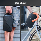 TELESIN Waterproof Carrying Adjustable Space Bag PU for GoPro Hero 13 12 11 10 9 8 7 6 Insta360 Osmo Action Accessories Bag