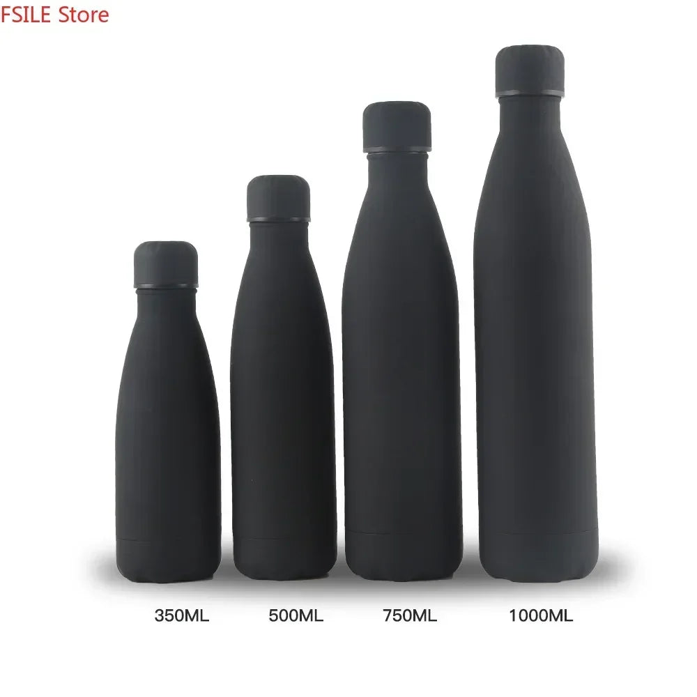 500/750/1000ml Double-Wall Insulated Vacuum Flask Stainless Steel Thermos  BPA Free for Outdoors Sport Water Bottle