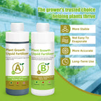 Yieryi Hydroponic Nutrient Solution AB Liquid Fertilizer 250ml Growth Stage Plant Food