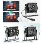 GreenYi 170° AHD 1920*1080P Fisheye Wide Angle Lens High Definition Starlight Night Vision Car Rear View Camera For Bus Truck