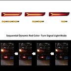 2pcs For Mitsubishi Lancer Evo X Outlander Red Rear Bumper Reflector Lights ,Tail/Brake Rear Fog Lamps and Turn Signal Light