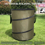 1pc Pop-up Trash Can, Outdoor Portable Camping Folding Trash Can Camping Trash Can Gardening Garden Garbage Bag Garden Leaf Buck