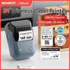 NIIMBOT B1 Bluetooth thermal label printer 2 inch portable sticker maker with tapes