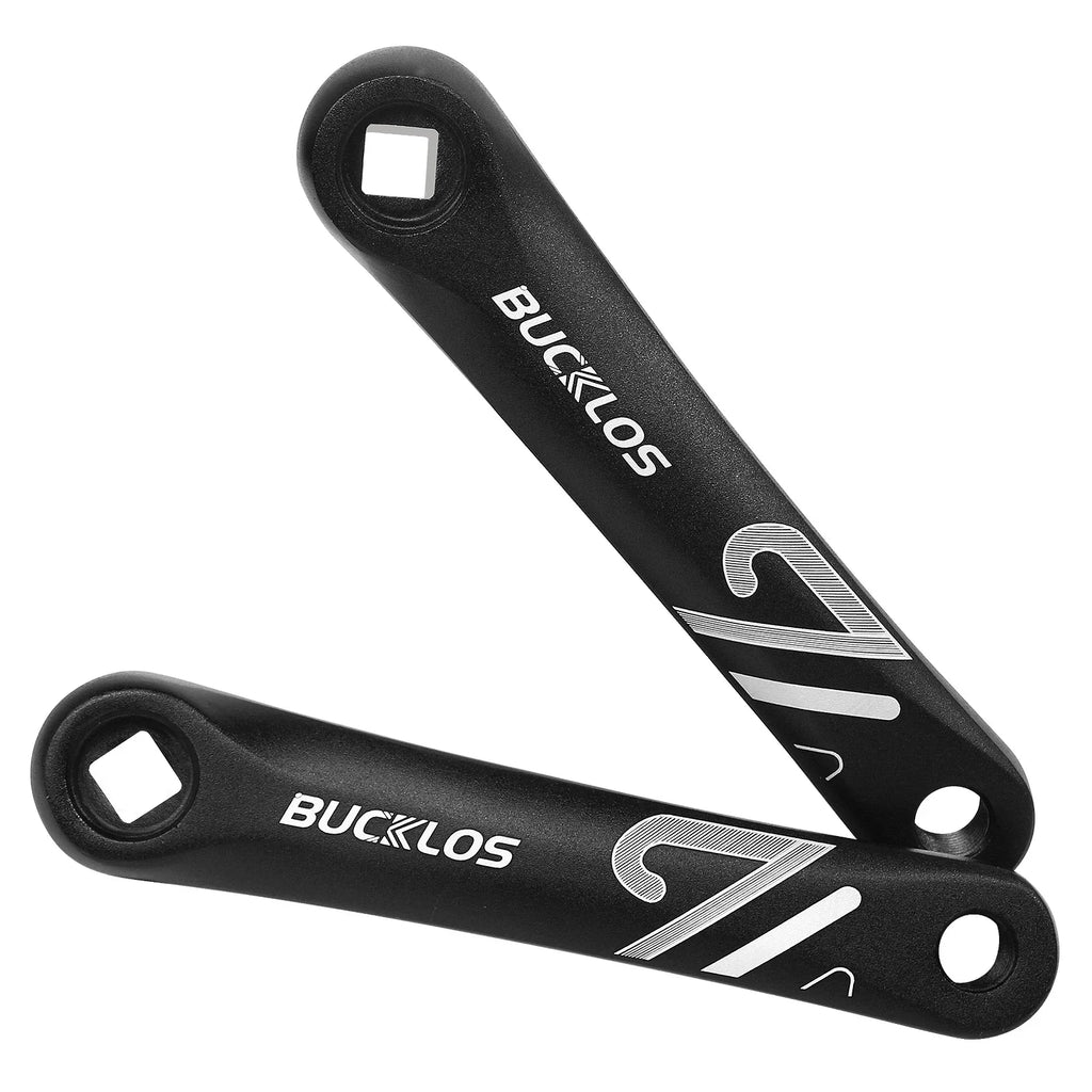 BUCKLOS Bike 152/170/175MM Crank Arms Aluminum Alloy Bicycle Crank Durable High Strength Repair Crank for Spinning Electric Bike