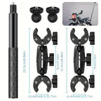 For Insta360 x2 x3 x4 x5 Motorcycle Bike Mount Selfie Stick for Insta 360 x2 x3 x4 x5 Moto Monopod Handlebar Accessories Kit