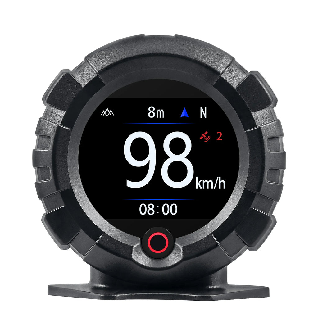 X95 Car GPS Head Up Display Slope Meter Digital Inclinometer Speedometer Off-road Car Pitch Slope Angle Meter Altitude Latitude