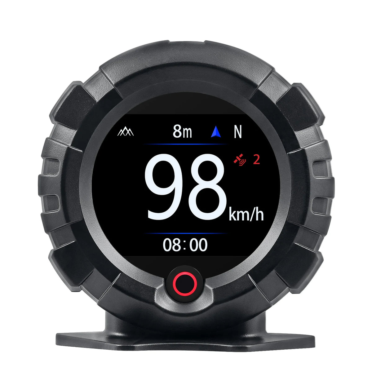 X95 Car GPS Head Up Display Slope Meter Digital Inclinometer Speedometer Off-road Car Pitch Slope Angle Meter Altitude Latitude