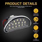 2Pcs Canbus For Toyota Aygo MK I 2005 2006 2007 2008 2009 2010 2011 2012 2013 2014 Canbus Rear Led License Plate Lights White