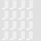 8 Pieces Bookends,Clear Bookends for Shelves,Heavy Duty Book Ends andDesktop Organizer,Book Stopper for Books/Movies/CD