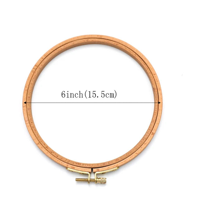 10pcs/Lot Dia 3-12inch Round Embroidery Hoops Wooden Beech Cross Stitch frame Hoops Craft Embroidery Tools