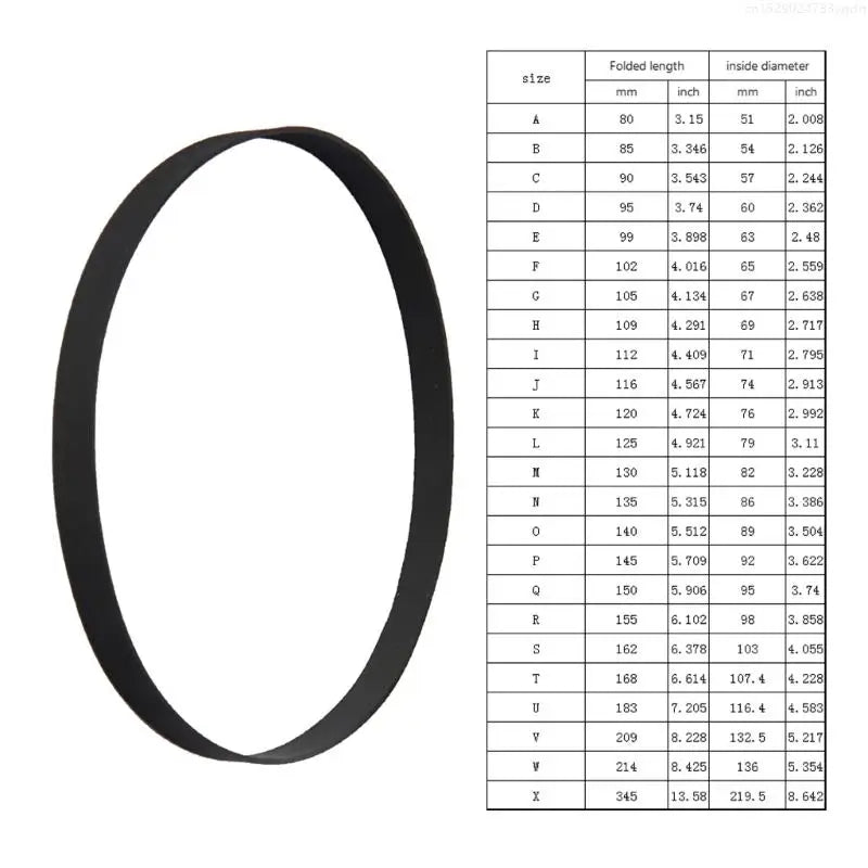 Quality Turntable Belt for Turntables Improve Your Sound Experience Recorder Rubber Belt for Repair Replacement H7EC