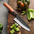 TURWHO 5" Petty Chef Knives 67 Layer Damascus Steel Kitchen Knives Sharp Utility Cooking Tools Japanese Handmade Santoku Knife