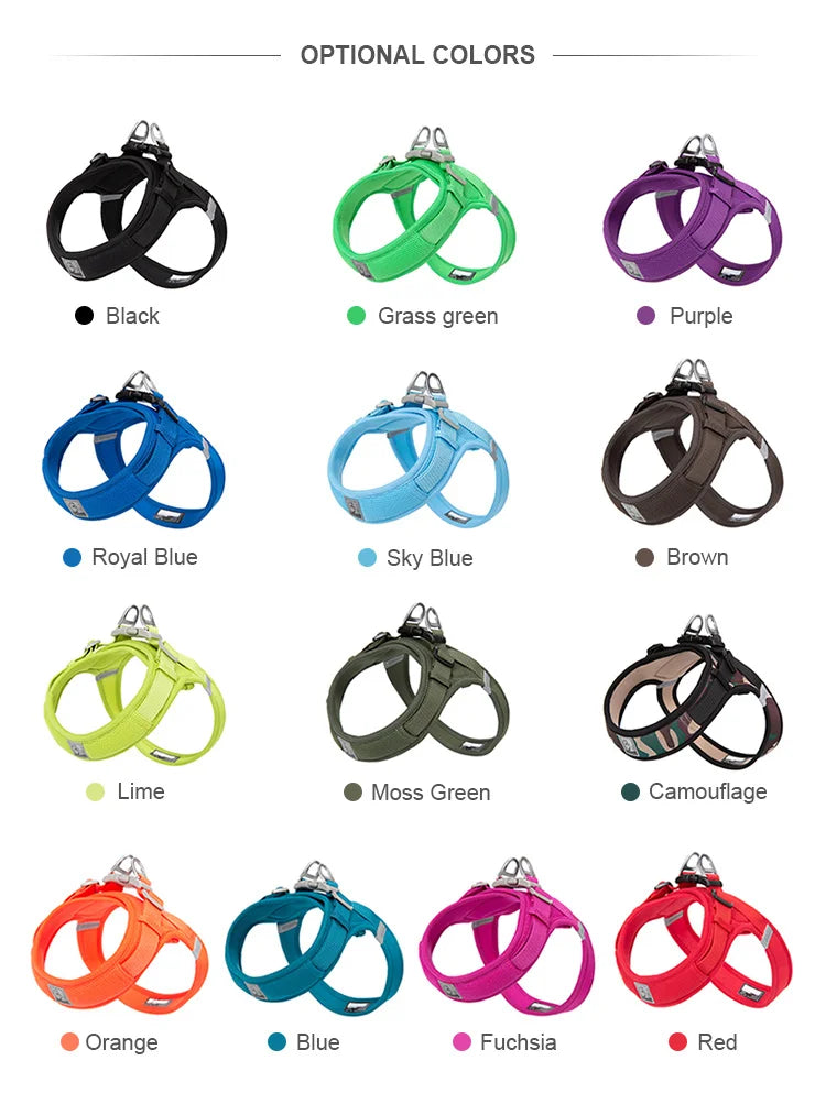 Truelove Easy to Take-on Dog Harness Soft Material Fashion Design Adjustable Reflective Pet Har TLH3013 TLH30131