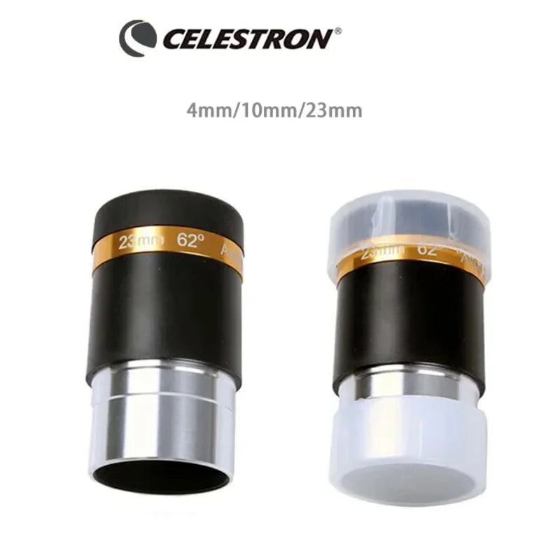 Celestron 62 degree aspherical high-definition eyepiece 4/10/23mm Fully Coated for 1.25" Astronomy Telescope