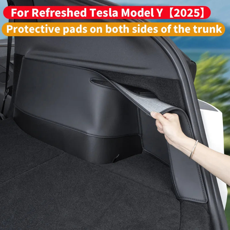 20-25 Tesla Model Y Juniper trunk side protection pad protector pad tailgate interior modification parts