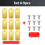 Robotic Lawn Mower Replacement Blades 43mm Stainless Steel, Double Edge, 9pcs/30pcs Gold/Silver