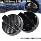 For R53 Gloss Black Fuel Petrol Cap Cover For Mini Cooper S Gen 1 2001-2006 Fuel Tank Cover Car-Styling Accessories