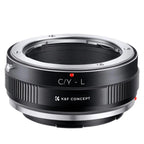 K&F CONCEPT Lens Adapter for Canon EF FD FL M42 M39 C/Y MAF Nikon F OM PK AR TAM MD Lens to Sigma Leica Panasonic L Mount Camera