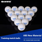 SANWEI TR/RS/3S 3 Star Table Tennis Balls 40+ ABS New Material Seamed Durable Professional Ping Pong Balls Training 50/100pcs