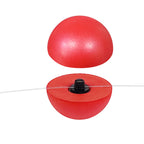 Aventik 12ps Durable & Lightweight Slotted Peg Float High Visibility Round Fishing Float for Both Freshwater and Saltwater