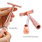 Whityle16T ECO-friend Safety Hair Shaver for Women AC Guard Blades Shaving Razor for Male & Female One Blade Shaver for Body