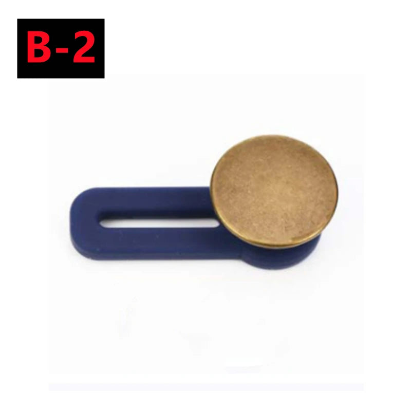 30-1PC Detachable Jeans Waist Adjustment Buckle Metal Button Extender for DIY Pants Jeans Free Sewing Waist Extenders Buttons