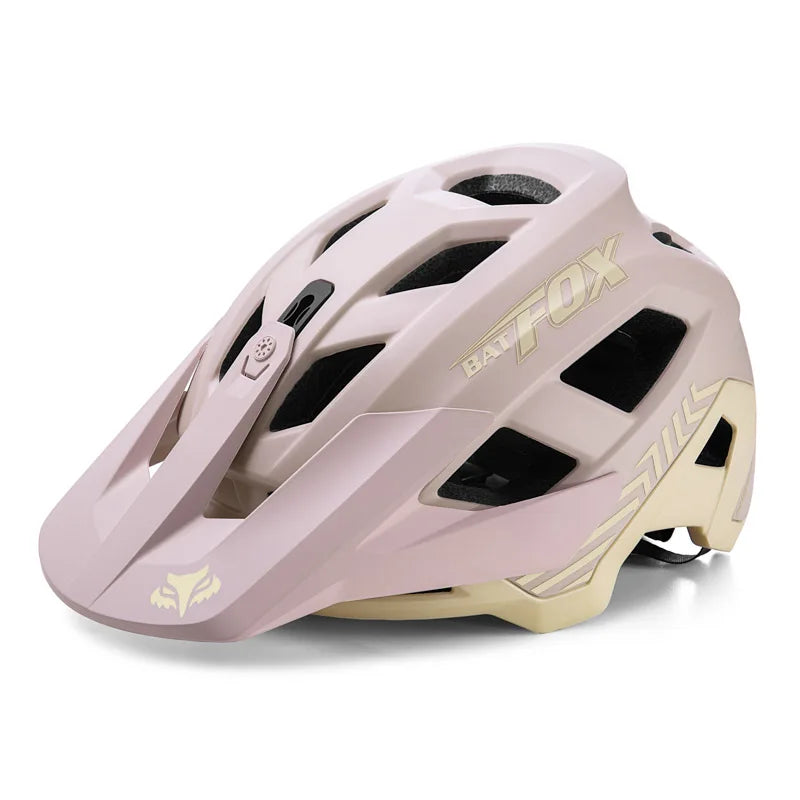 BATFOX MTB Cycling Helmet with GoPro Mount, Comfort Liner, M/L 55-62cm, Multi-Color