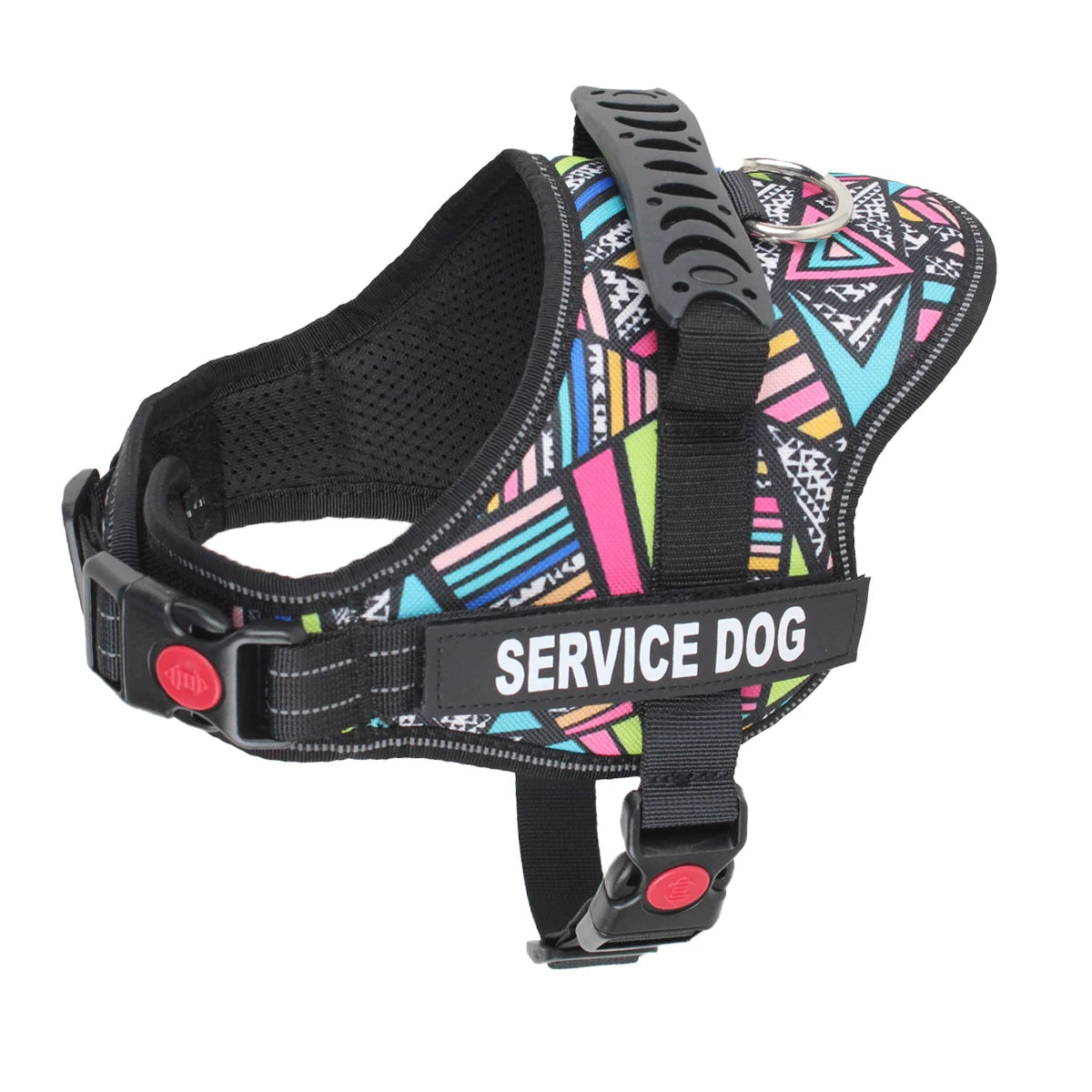 Dogs Harness Customizable Personalized Patches Dog Vest Eazy Control Handle Adjustable Backing Small Medium Large Pet Dog Collar